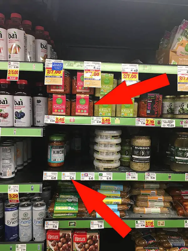 what aisle is kimchi on in grocery store