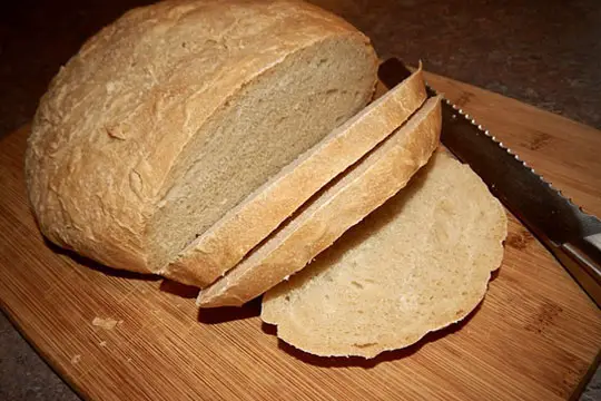 sourdough bread make with homemade starter
