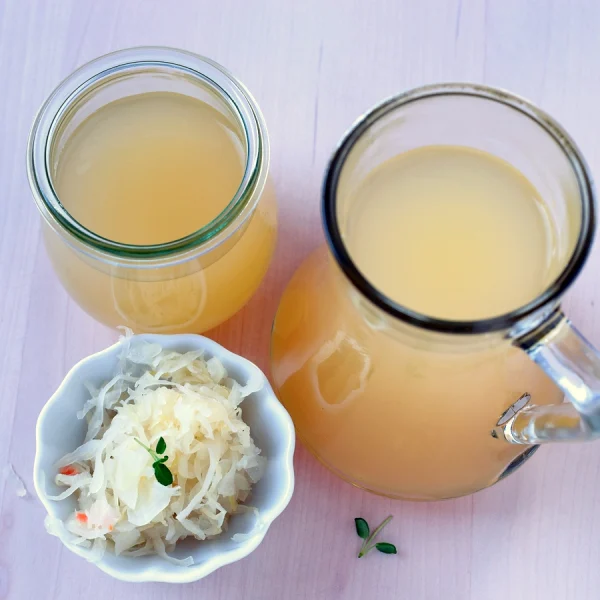 fresh sauerkraut juice